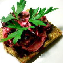 Рецепт Сырная закуска из свеклы