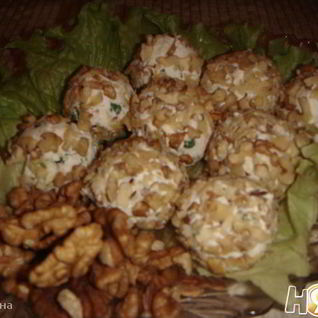 Творожно-сырные шарики на закуску