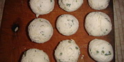 творожно-сырные шарики на закуску