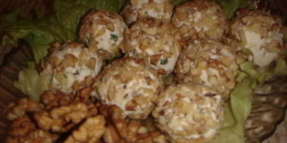 творожно-сырные шарики на закуску