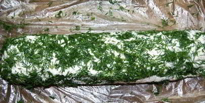 творожный сыр с зеленью