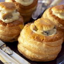 Рецепт Волованы с грибами