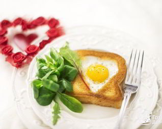 Яичница в хлебе