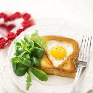 Яичница в хлебе