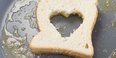 яичница в хлебе