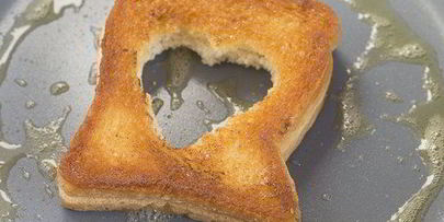 яичница в хлебе