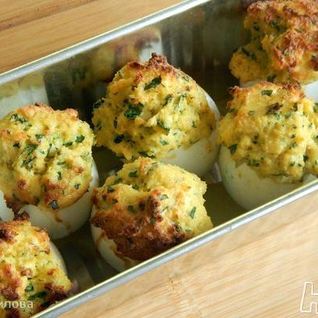 Яйца запеченные в скорлупе