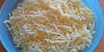 язычки из баклажана с двумя видами сыра