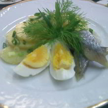 Рецепт Закуска из картофеля и сельди