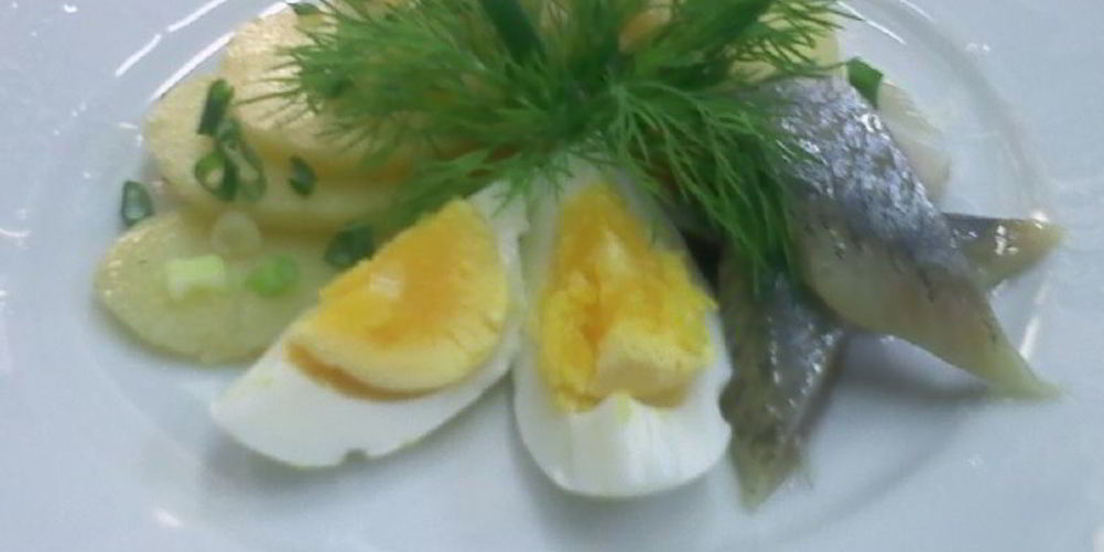 Рецепт закуски иза картофели и сельдей
