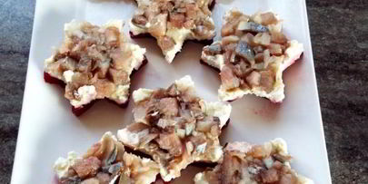 закуска из сельди со свеклой и яйцом