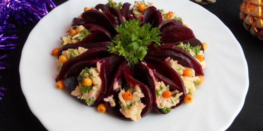 Рецепт закуска из свеклы и сыра