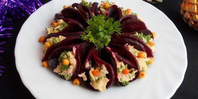 закуска из свеклы и сыра