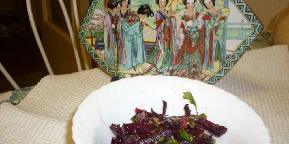 Рецепт закуска из свеклы корейские мотивы