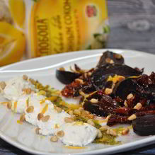 Рецепт Закуска из запеченной свеклы с брынзой