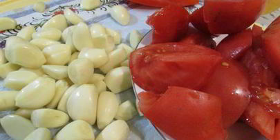 закуска с баклажанами и тыквой