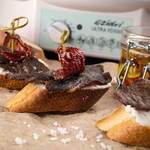 Рецепт Закуска с джерки и томатами