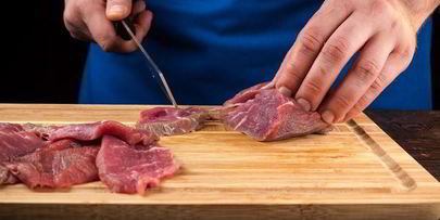 закуска с джерки и томатами