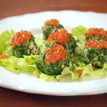 Рецепт Закуска с красной икрой