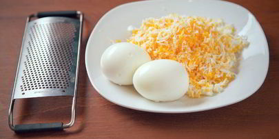 закуска с красной икрой