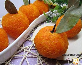 Закуска Сырные мандаринки