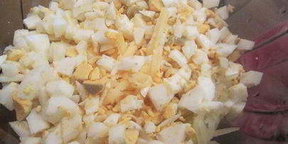 закусочные волованы с форелью и маринованным красным луком на седьмом небе