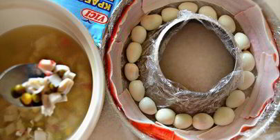 заливная закуска из крабовых палочек