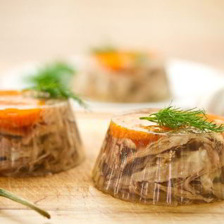 Заливное из курицы