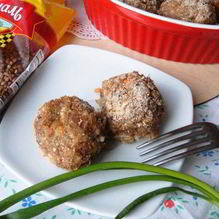 Рецепт Запеченные гречневые шарики с квашеной капустой