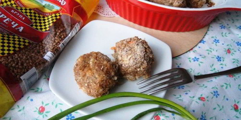 Рецепт запеченные гречневые шарики с квашеной капустой