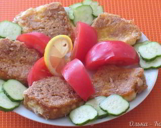 Жареный сыр Кашкавал пане