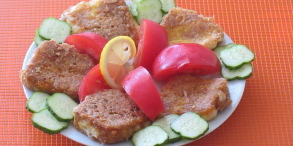 Рецепт жареный сыр кашкавал пане