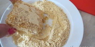 жареный сыр кашкавал пане