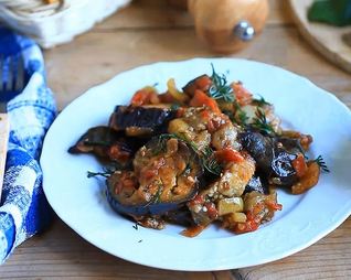 Жареные сушеные баклажаны