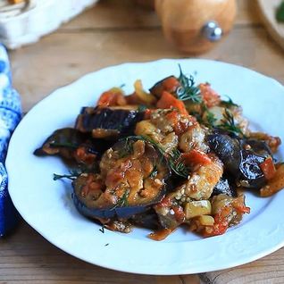 Жареные сушеные баклажаны