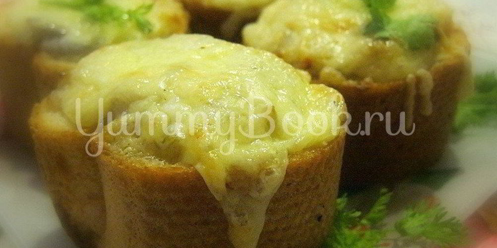 Рецепт жульен в булочках